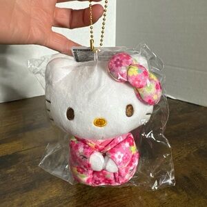 Hello Kitty Plush Keychain – Sakura Kimono Design Japan Exclusive Sanrio Mascot